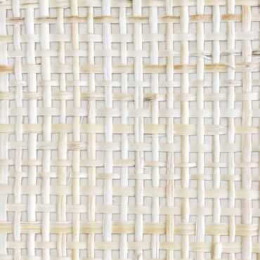 Square - Rattan flet i metermål – Offwhite