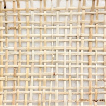 Rattan flet i metermål - Double Square
