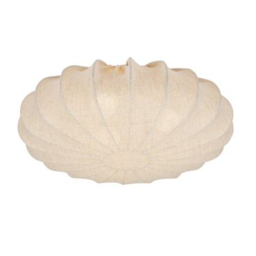 Loftslampe i natur hør - plafond