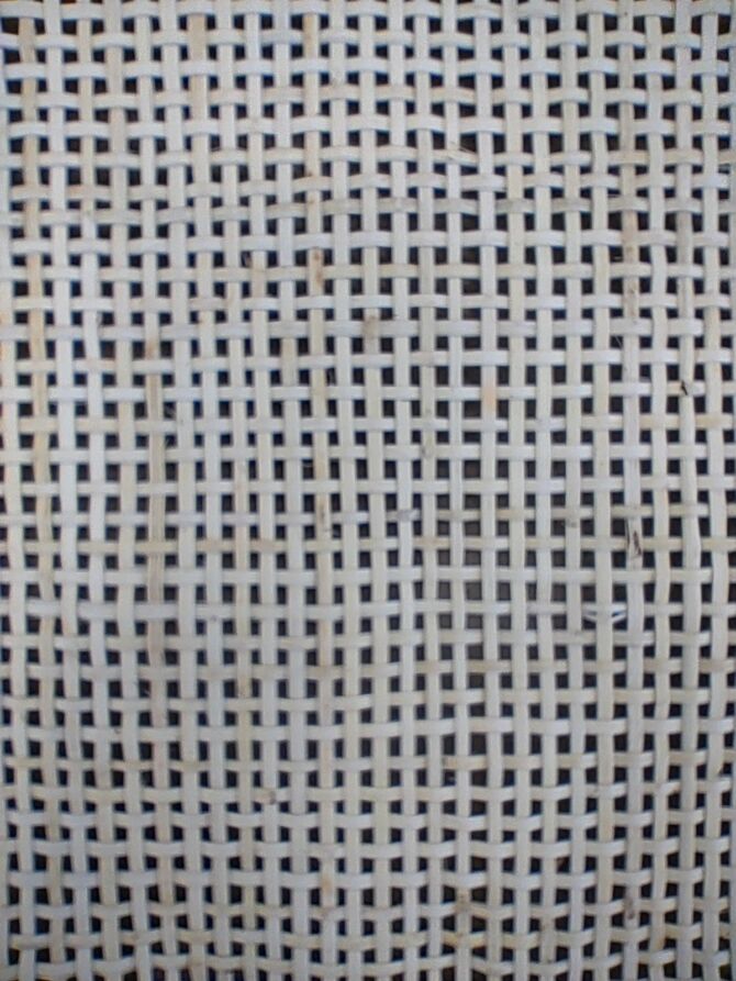 Square - Rattan flet i metermål – Offwhite - Image 2