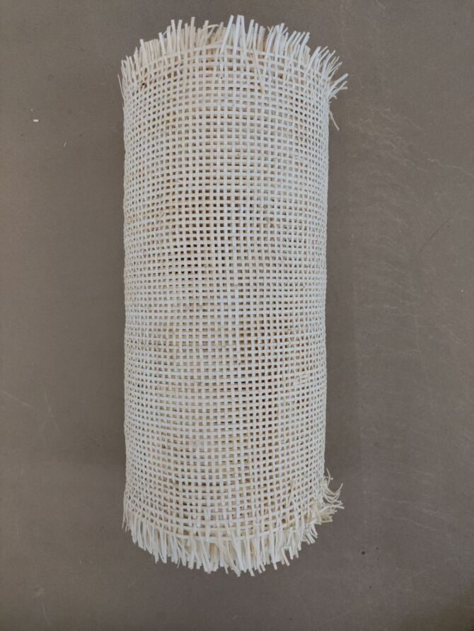 Square - Rattan flet i metermål – Offwhite - Image 4