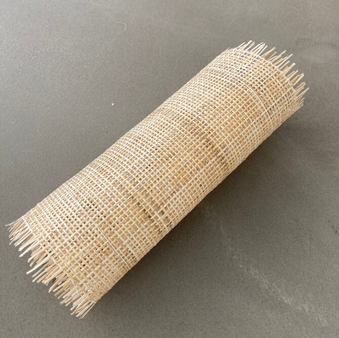 Square - Rattan flet i metermål – Bredde 45-60 cm – Natur