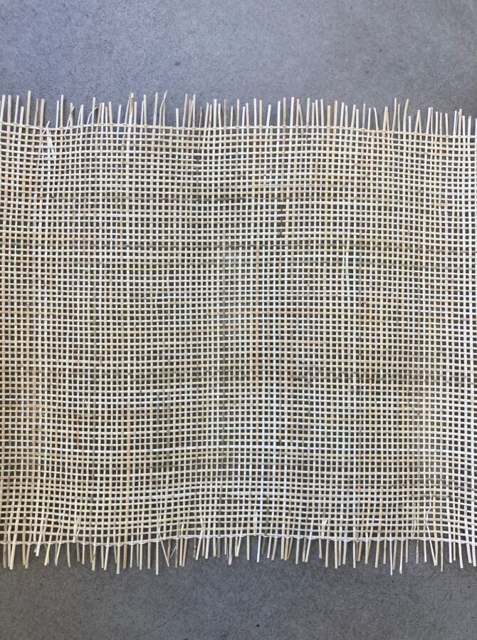 Square - Rattan flet i metermål – Bredde 45-60 cm – Natur - Image 4