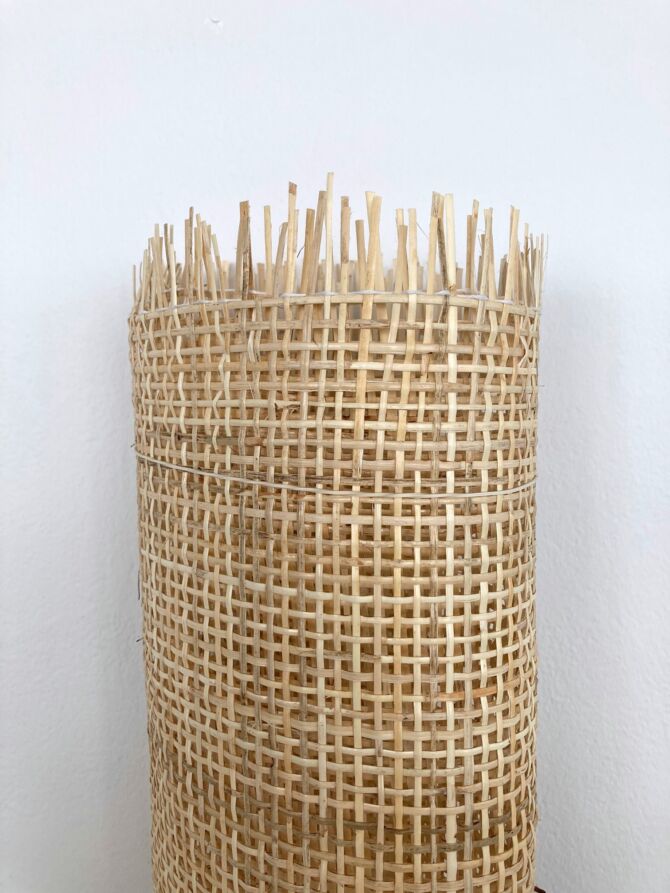 Square - Rattan flet i metermål – Bredde 45-60 cm – Natur - Image 2