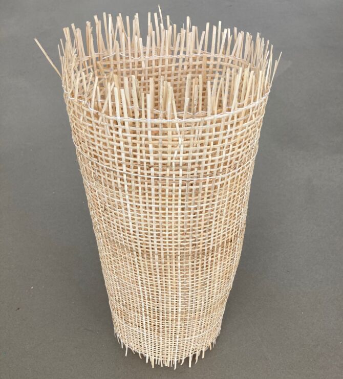 Square - Rattan flet i metermål – Bredde 45-60 cm – Natur - Image 3