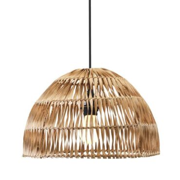 Blace rattan pendel