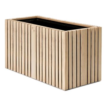 Plantekasse 90x45x5 - lys ask