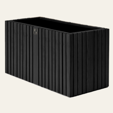 Plantekasse 90x45x5 - sort